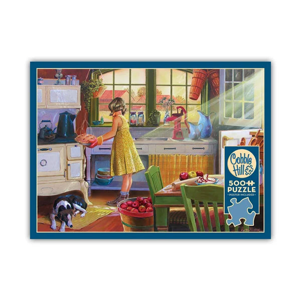 Apple Pie Kitchen 500 Piece Jigsaw Puzzle By Cobble Hill - Puzazzled