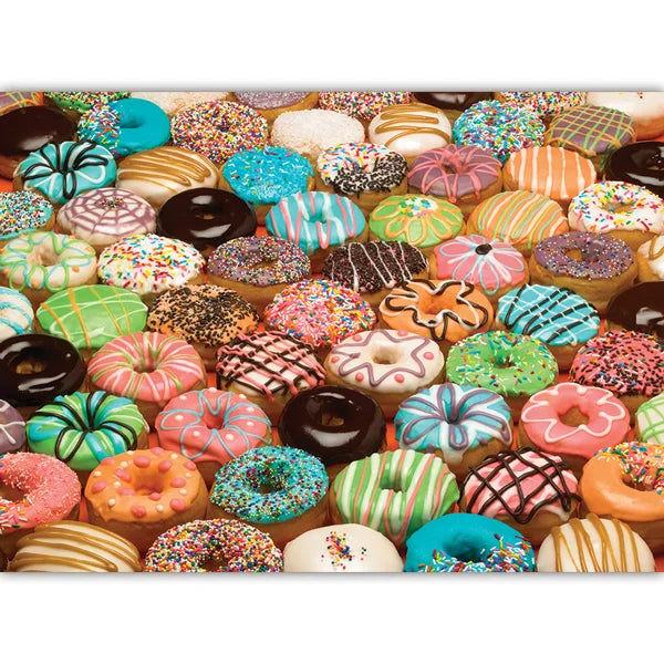 Doughnuts 1000 Piece Puzzle by Jack Pine
