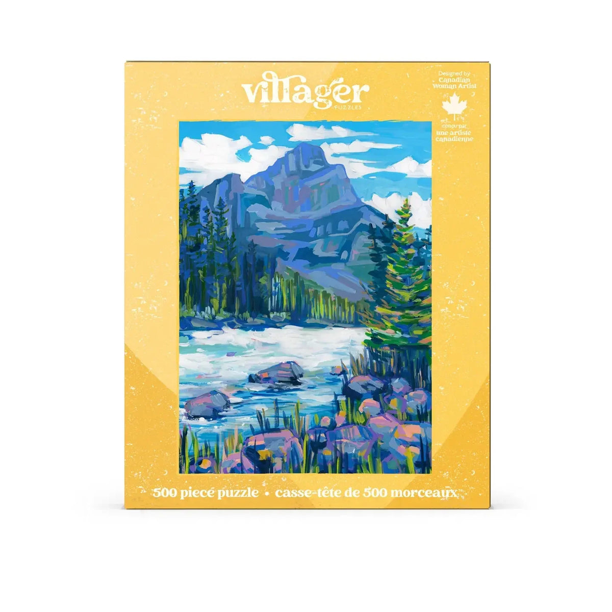 Kicking Horse Mountain 500 Piece Puzzle by Villager Puzzles