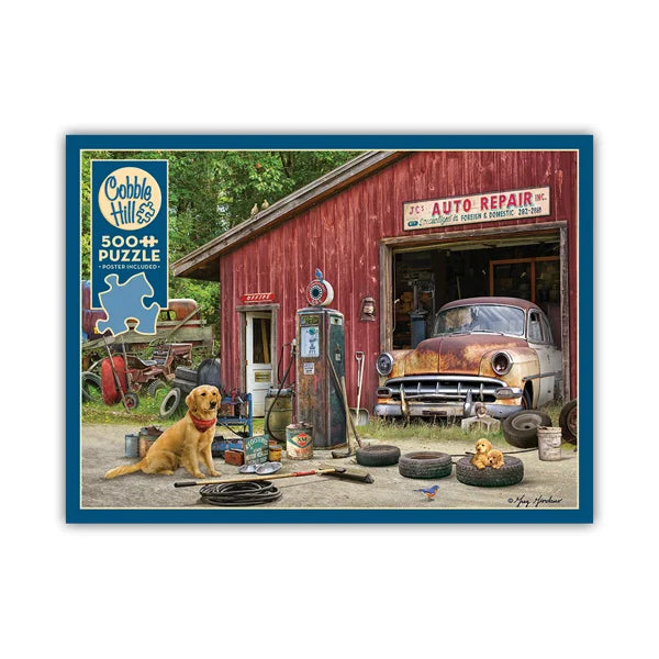 Auto Repair 500 Piece Jigsaw Puzzle By Cobble Hill - Puzazzled
