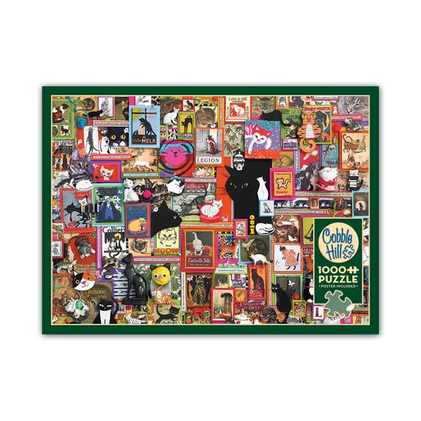 Catsville 1000 Piece Jigsaw Puzzle By Cobble Hill - Puzazzled