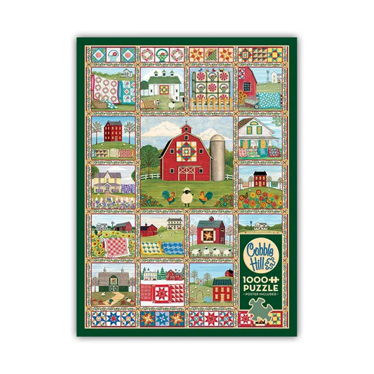 Quilt Country 1000 Piece Jigsaw Puzzle By Cobble Hill - Puzazzled