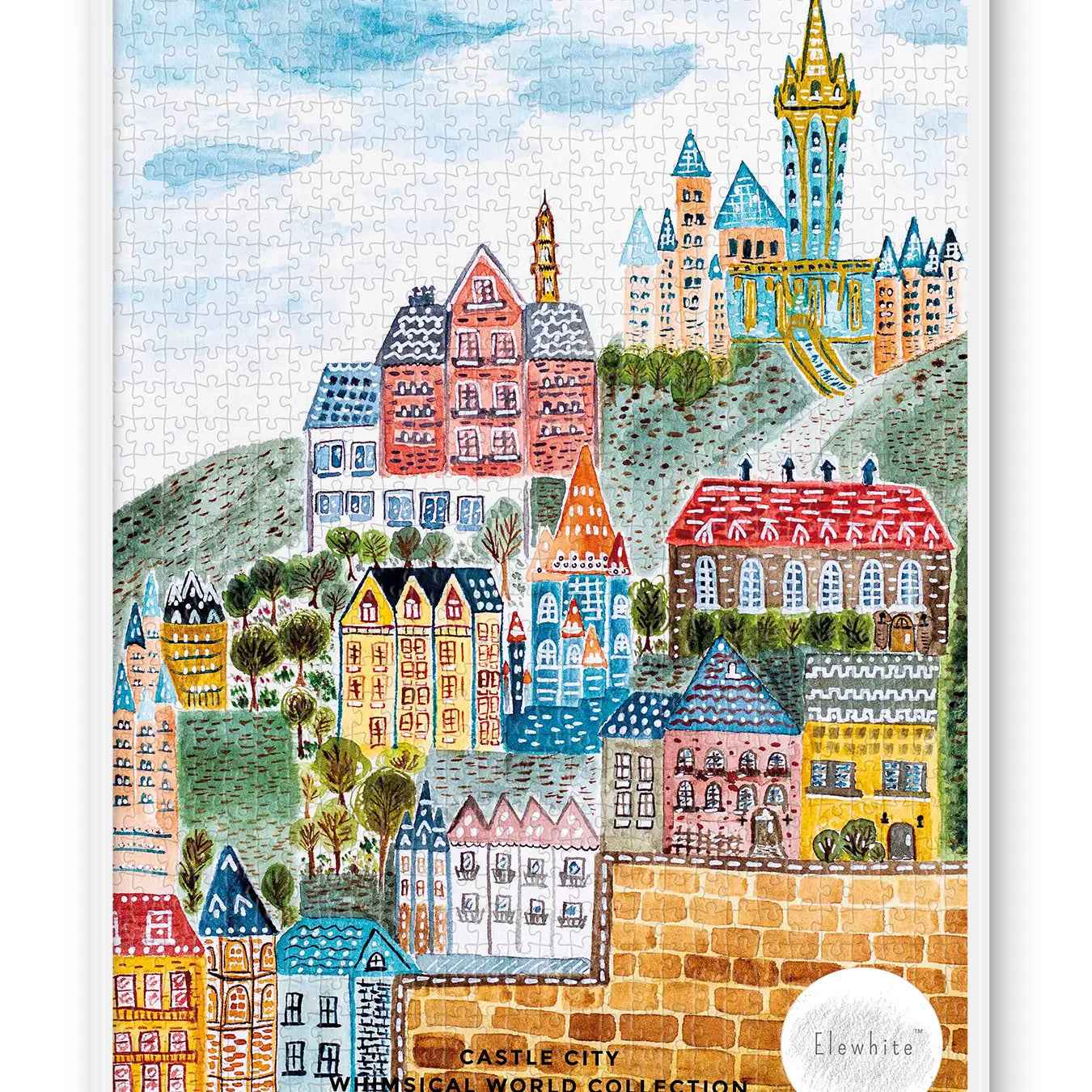 Castle City 1000 Piece Puzzle by Elewhite