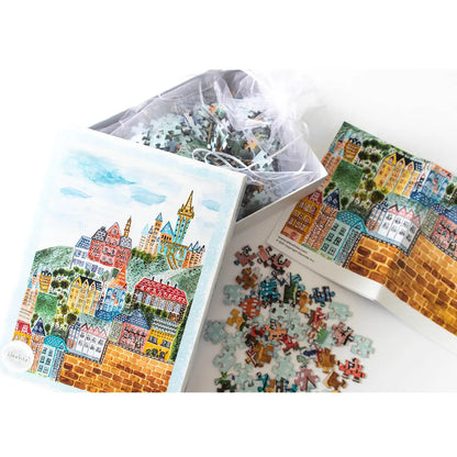 Castle City 1000 Piece Puzzle by Elewhite