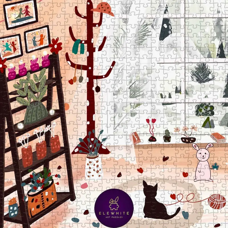 Cocooned Comfort 1000 Piece Puzzle by Elewhite