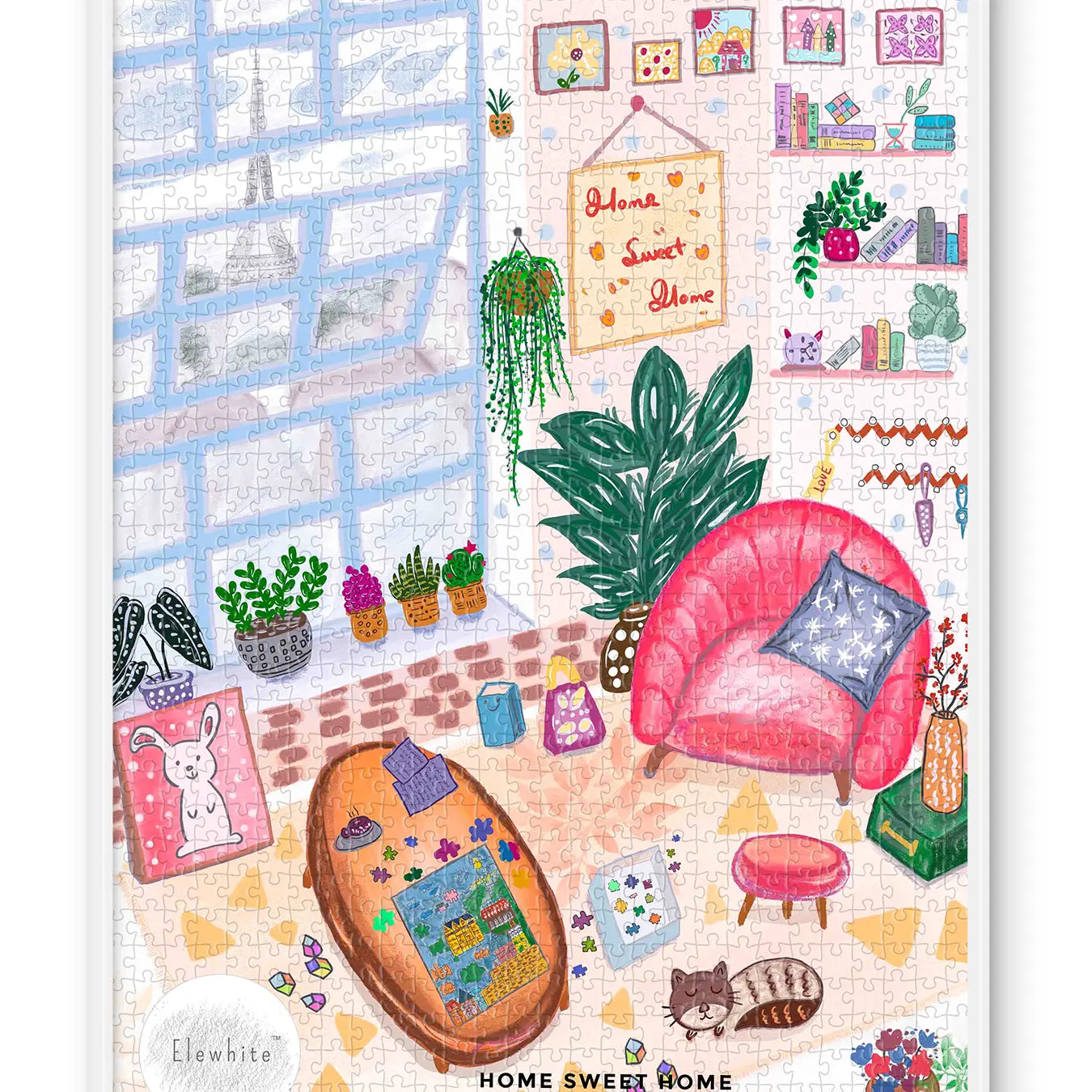 Home Sweet Home 1000 Piece Puzzle by Elewhite