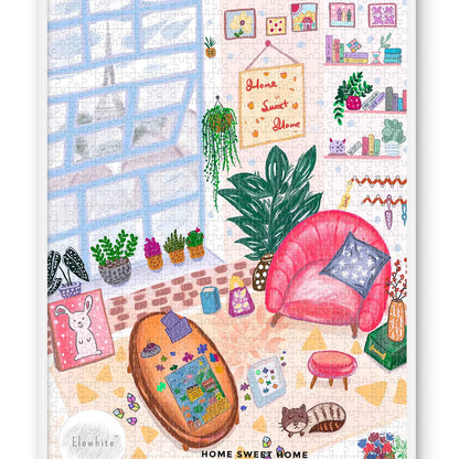 Home Sweet Home 1000 Piece Puzzle by Elewhite