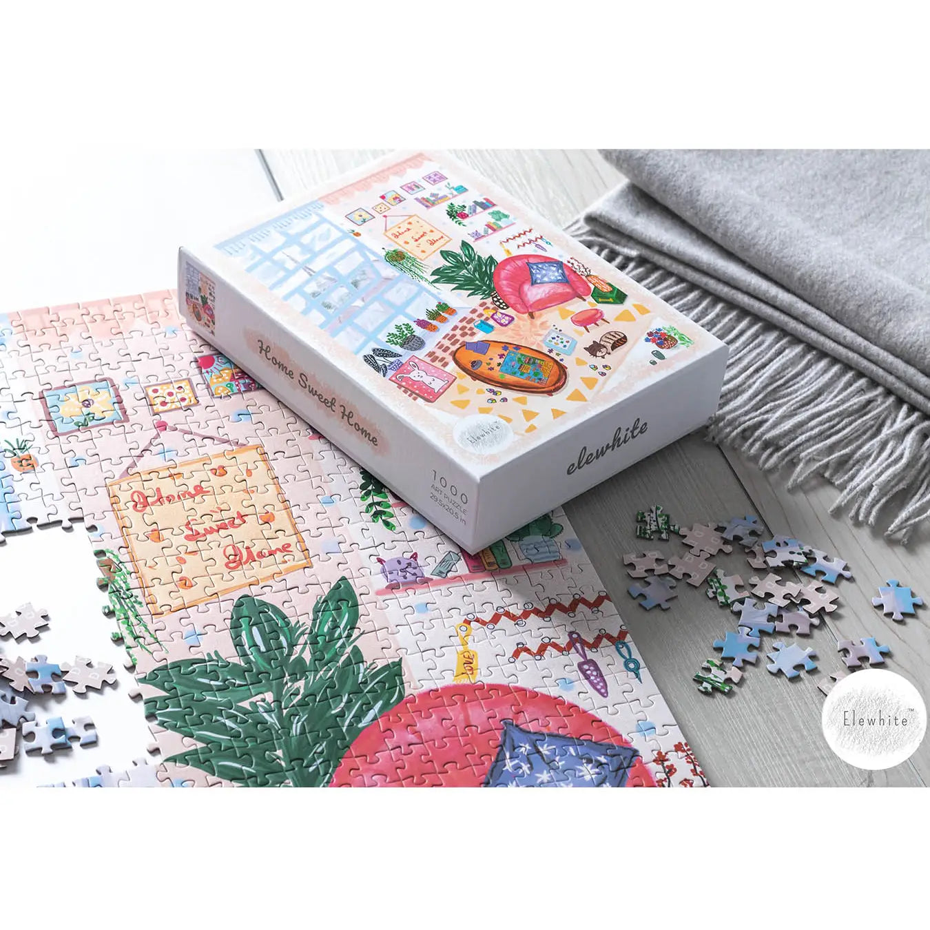 Home Sweet Home 1000 Piece Puzzle by Elewhite