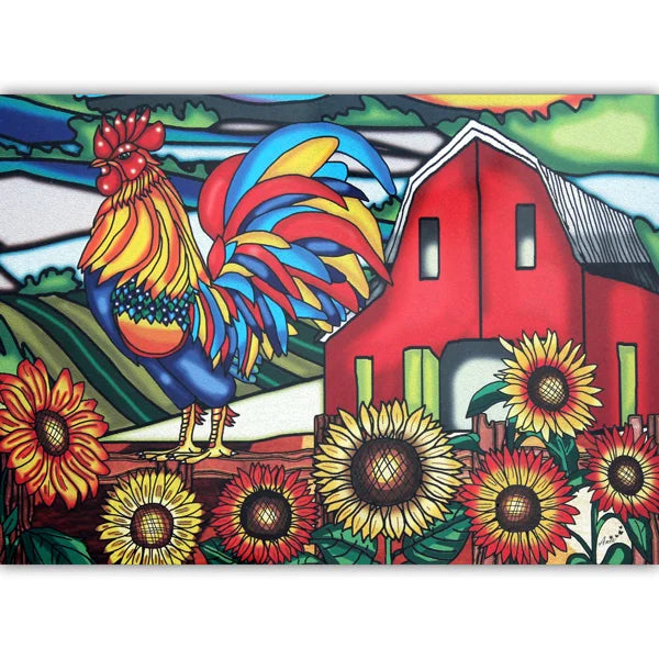 Cock-A-Doodle-Doo 1000 Piece Puzzle by JaCaRou Puzzles