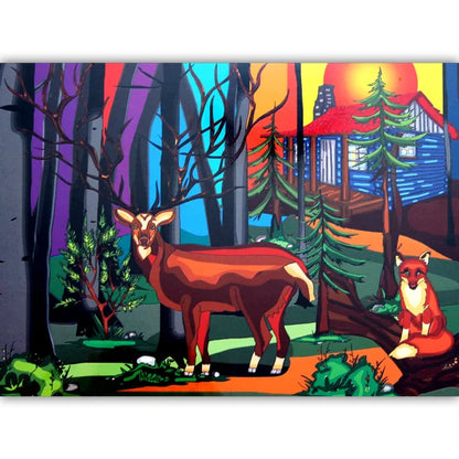 My Deer Friend 1000 Piece Puzzle by JaCaRou Puzzles