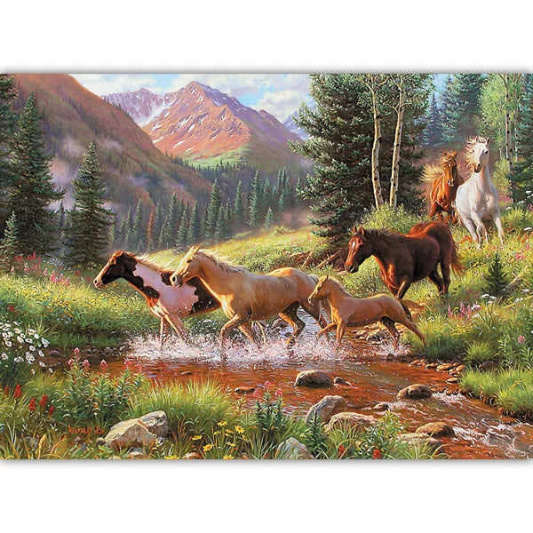 Mountain Thunder 1000 Piece Puzzle by Jack Pine