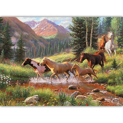 Mountain Thunder 1000 Piece Puzzle by Jack Pine