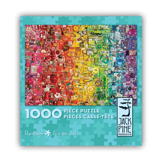 Rainbow - 1000 Piece Jigsaw Puzzle by Jack Pine - Puzazzled