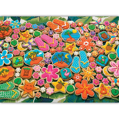 Tropical Cookies 1000 Piece Puzzle by Jack Pine