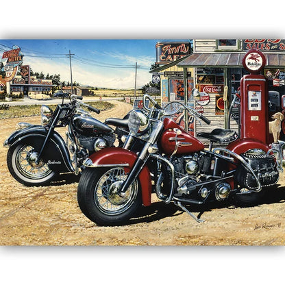 Two for the Road 1000 Piece Puzzle by Jack Pine