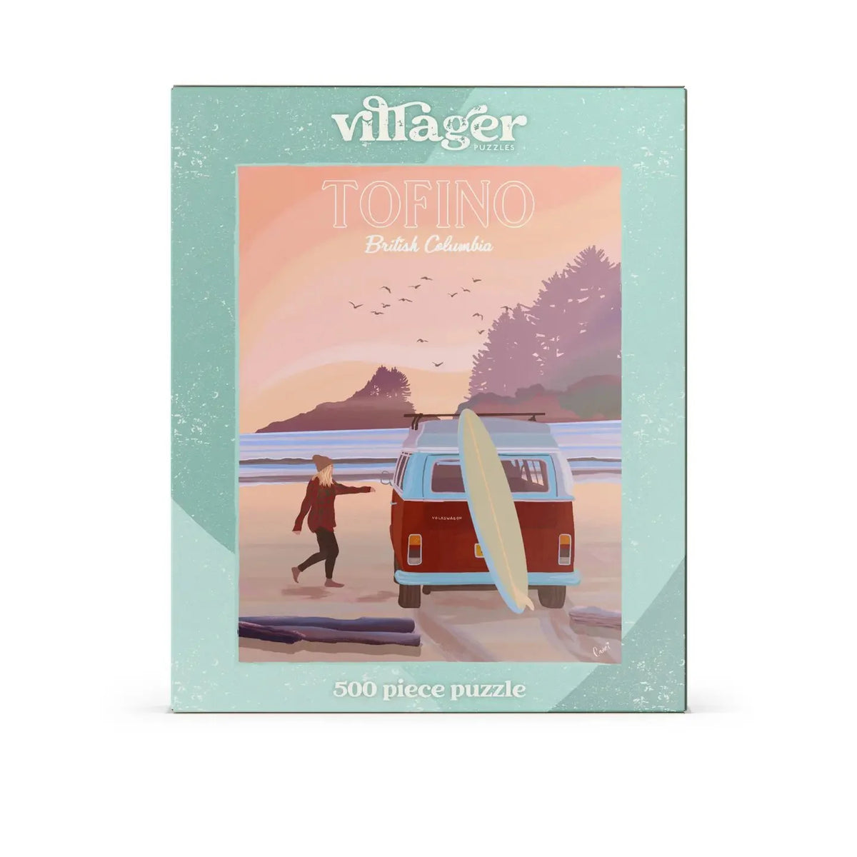 Tofino Surf 500 Piece Puzzle by Villager Puzzles