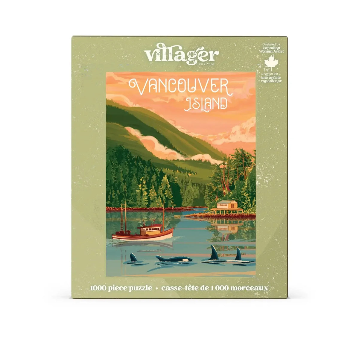 Vancouver Island 1000 Piece Puzzle by Villager Puzzles