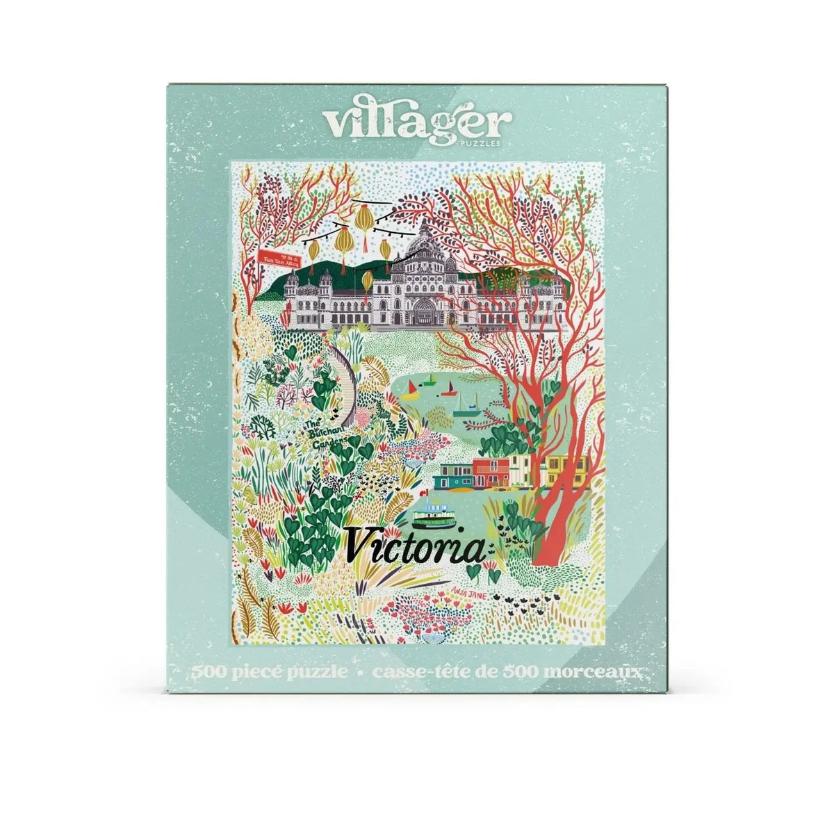 Victoria Sightseeing 500 Piece Puzzle by Villager Puzzles