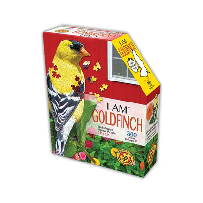 I AM Goldfinch - 300 Piece Jigsaw Puzzle by Madd Capp Games - Puzazzled