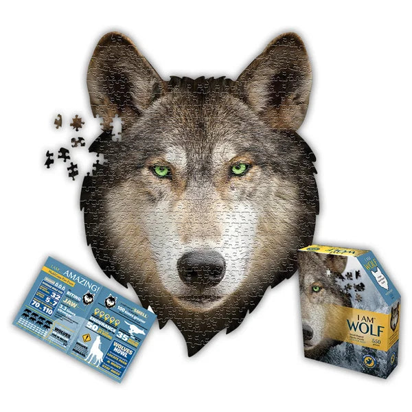 I AM Wolf 550 Piece Puzzle by Madd Capp Games